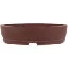 Bonsaischale 15.5x15.5x4cm Braun Rund Unglasiert -Empfohlener Shop für Topfpflanzen h16 609 b