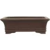 Bonsaischale 25x18x8cm Braun Rechteckig Unglasiert -Empfohlener Shop für Topfpflanzen h25 169 b