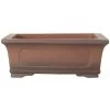 Bonsaischale 26x20.5x9.5cm Antik-Braun Rechteckig Unglasiert -Empfohlener Shop für Topfpflanzen h26 035 ab
