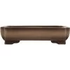 Bonsaischale 26.5x19.5x6.5cm Antik-Grau Rechteckig Unglasiert -Empfohlener Shop für Topfpflanzen h27 177 ag