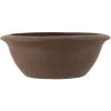 Bonsaischale 29x29x10cm Dunkelbraun Rund Unglasiert -Empfohlener Shop für Topfpflanzen h29 625 db