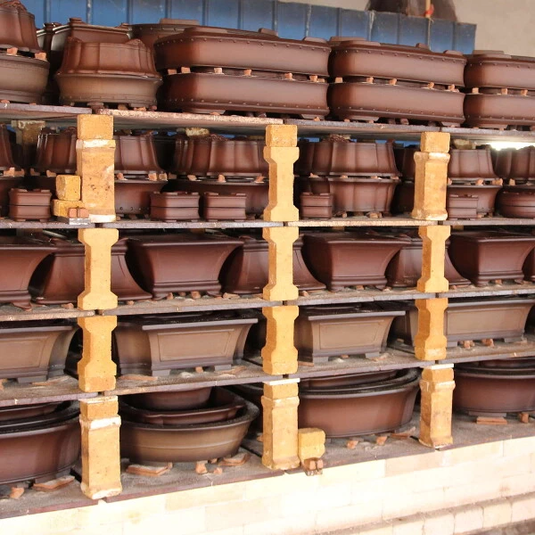 Bonsaischale 28.5x28.5x17.5cm Antik-Braun Quadratisch Unglasiert 7 Bonsaischale 28.5x28.5x17.5cm Antik-Braun Quadratisch Unglasiert – Bild 5