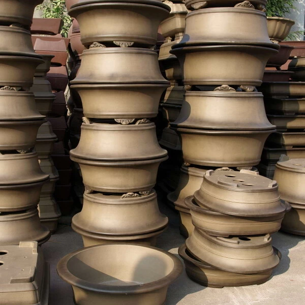 Bonsaischale 28.5x28.5x17.5cm Antik-Braun Quadratisch Unglasiert 8 Bonsaischale 28.5x28.5x17.5cm Antik-Braun Quadratisch Unglasiert – Bild 6