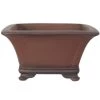 Bonsaischale 30x30x18cm Antik-Braun Quadratisch Unglasiert -Empfohlener Shop für Topfpflanzen h30 914 ab