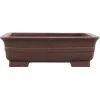 Bonsaischale 30.5x24x9cm Braun Rechteckig Unglasiert -Empfohlener Shop für Topfpflanzen h31 168 b