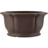 Bonsaischale 33.5x33.5x16.5cm Dunkelbraun Rund Unglasiert -Empfohlener Shop für Topfpflanzen h34 604 db