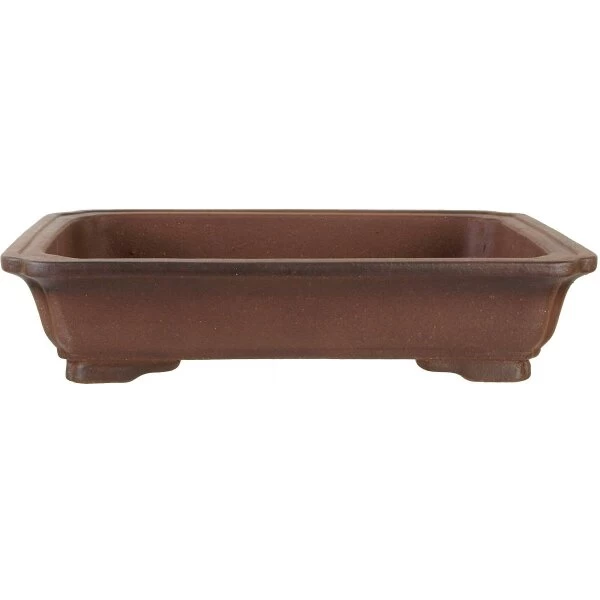 Bonsaischale 36x26.5x8cm Antik-Braun Rechteckig Unglasiert 3 Bonsaischale 36x26.5x8cm Antik-Braun Rechteckig Unglasiert