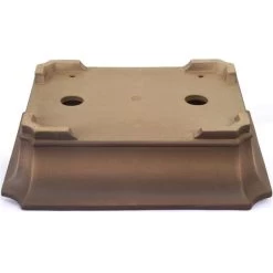 Bonsaischale 41.5x33x11.5cm Antik-Grau Rechteckig Unglasiert -Empfohlener Shop für Topfpflanzen h42 203 ag2