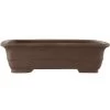 Bonsaischale 42.5x33x11.5cm Dunkelbraun Rechteckig Unglasiert -Empfohlener Shop für Topfpflanzen h43 016 db