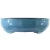 Bonsaischale 49x37x14cm Hellblau Oval Glasiert -Empfohlener Shop für Topfpflanzen h49 308 hb
