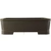 Bonsaischale 50x40x15.5cm Grau Rechteckig Unglasiert -Empfohlener Shop für Topfpflanzen h50 054 gr