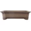 Bonsaischale 57x46x15cm Antik-Grau Rechteckig Unglasiert -Empfohlener Shop für Topfpflanzen h57 197 ag