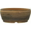 Bonsaischale 18x18x7cm Braun Rund Unglasiert -Empfohlener Shop für Topfpflanzen p18ru23067a