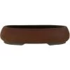 Bonsaischale 26.5x21x6cm Rotbraun Oval Unglasiert -Empfohlener Shop für Topfpflanzen p27ov23055a