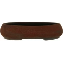 Bonsaischale 26.5x21x6cm Rotbraun Oval Unglasiert 6 Bonsaischale 26.5x21x6cm Rotbraun Oval Unglasiert -Empfohlener Shop für Topfpflanzen p27ov23055a2