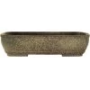 Bonsaischale 29x23x6.5cm Gelbbraun Rechteckig Unglasiert -Empfohlener Shop für Topfpflanzen p29re x008