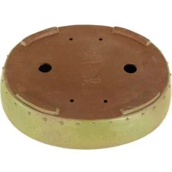 Bonsaischale 33x26.5x7.5cm Oliv Oval Unglasiert -Empfohlener Shop für Topfpflanzen p33ov x0193