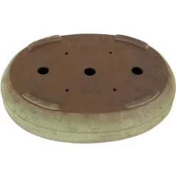 Bonsaischale 38.5x28.5x7.5cm Braun Oval Unglasiert -Empfohlener Shop für Topfpflanzen p39ov x0303