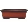 Bonsaischale 21x17x6.5cm Antik-Rotbraun Rechteckig Unglasiert -Empfohlener Shop für Topfpflanzen s21 029 ar