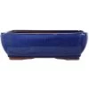 Bonsaischale 25x19.5x8cm Blau Rechteckig Glasiert -Empfohlener Shop für Topfpflanzen s25 005 bl