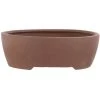 Bonsaischale 29x24x10cm Braun Oval Unglasiert -Empfohlener Shop für Topfpflanzen s29 302 u