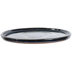 Bonsai Untersetzer 27.5x27.5x2cm Blaugrün Rund