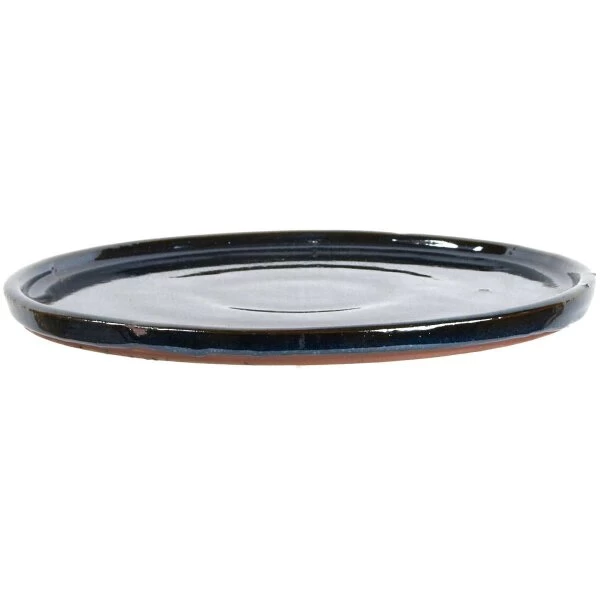 Bonsai Untersetzer 27.5x27.5x2cm Blaugrün Rund 3 Bonsai Untersetzer 27.5x27.5x2cm Blaugrün Rund