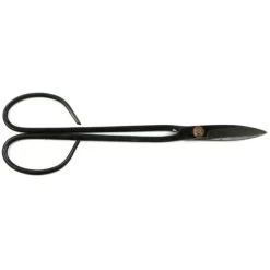 Bonsaischere, Lang, 21cm, Standard, Schwarz-Geschliffen