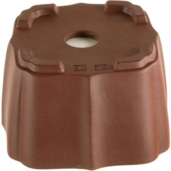 Bonsaischale 9.5x9.5x6cm Handarbeit Braun Quadratisch Unglasiert 4 Bonsaischale 9.5x9.5x6cm Handarbeit Braun Quadratisch Unglasiert – Bild 2